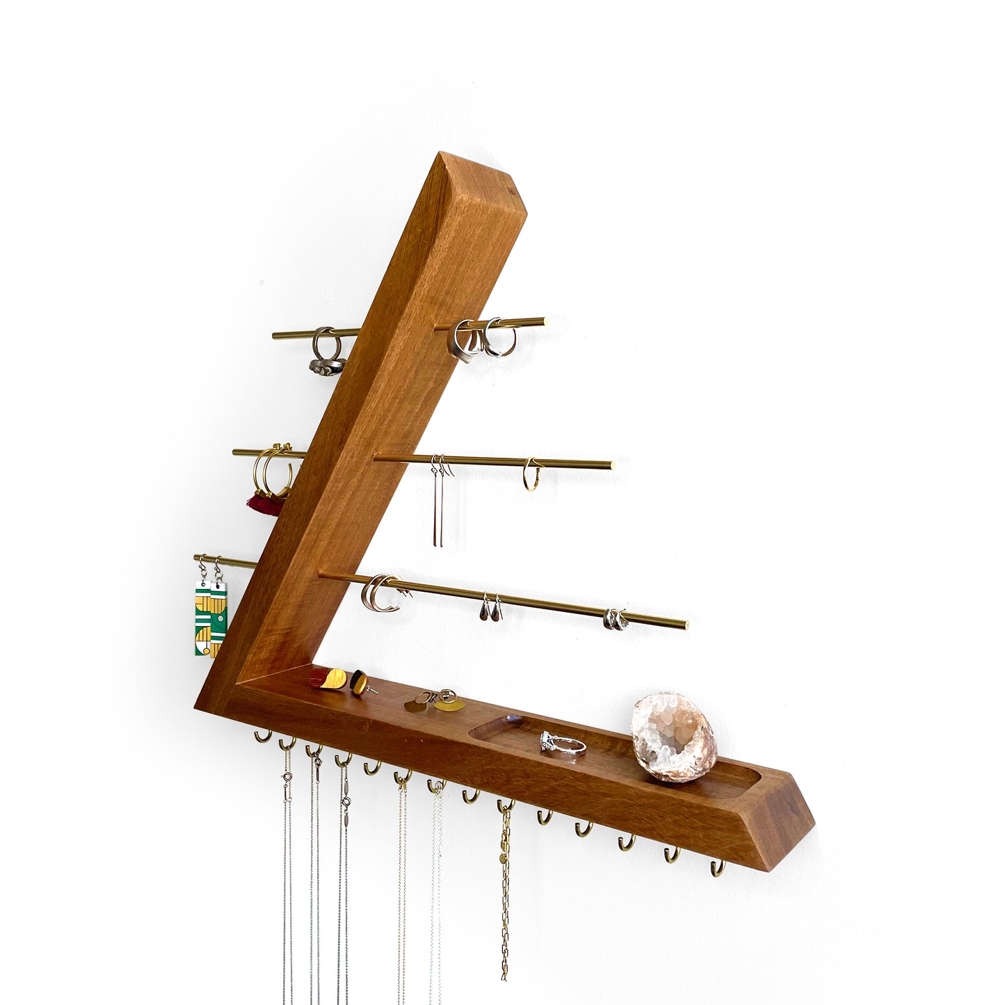 Acacia Jewelry Organizer Wall Mounted
