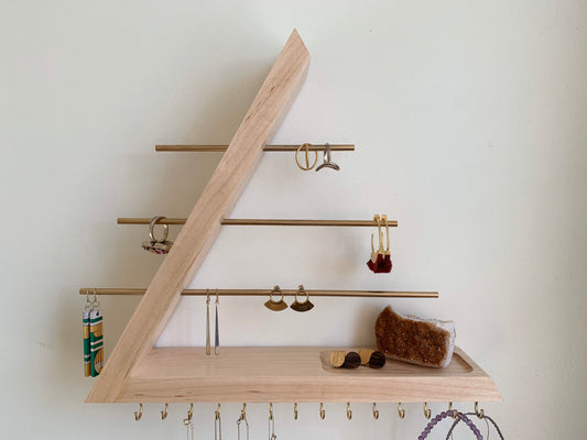 Maple Wood Jewelry Organizer
