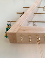 Load image into Gallery viewer, Maple Wood Jewelry Organizer
