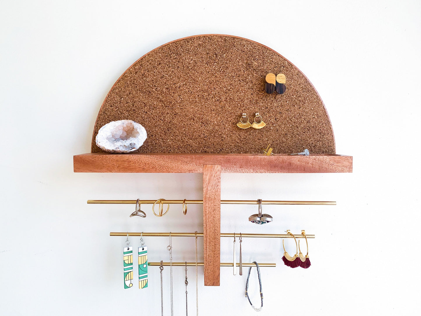 Mahogany Wood Jewelry Organizer