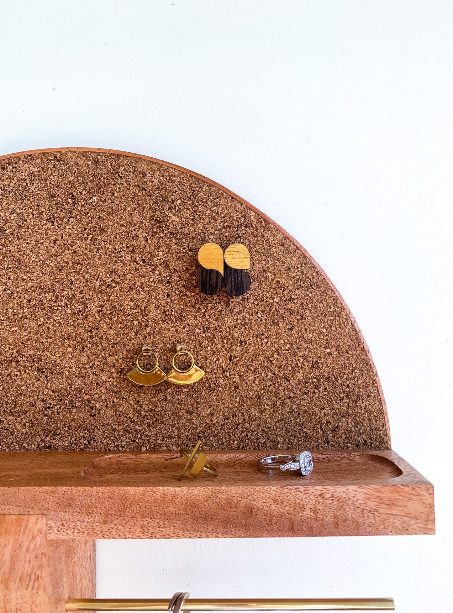 Mahogany Wood Jewelry Organizer