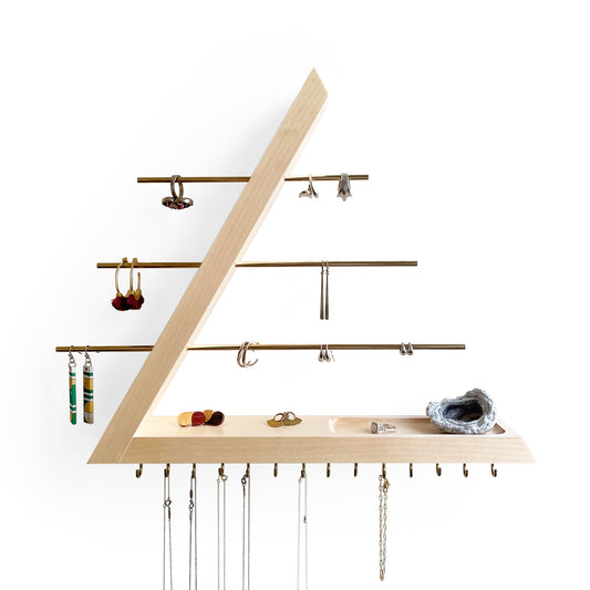 Birch Jewelry Organizer Wall Mounted
