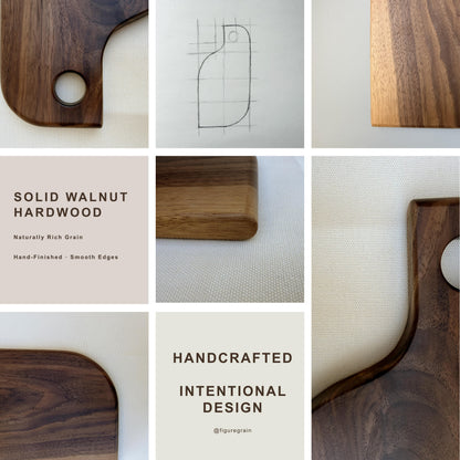 Solid Hardwood Charcuterie Board