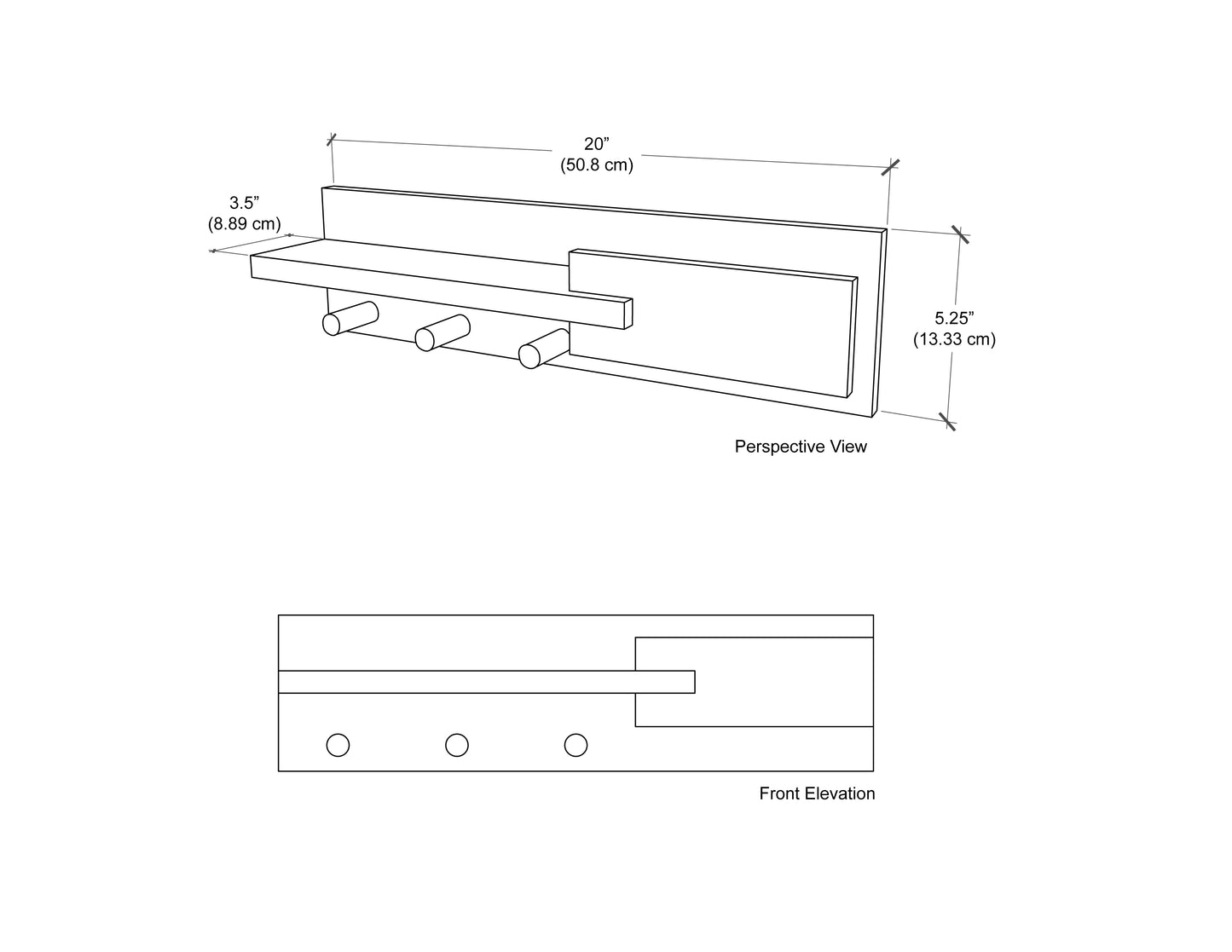Modern Entryway Organizer