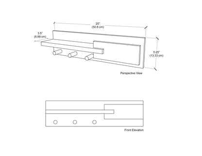 Modern Entryway Organizer