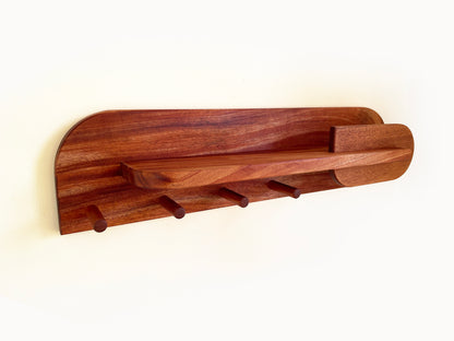 Large Hardwood Entryway Organizer