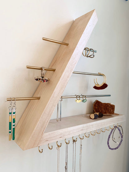Maple Wood Jewelry Organizer
