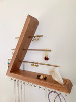 Load image into Gallery viewer, Red Oak Jewelry Organizer
