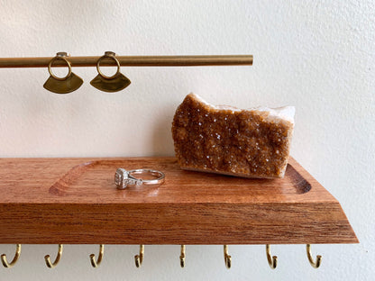 Mahogany Wood Jewelry Organizer