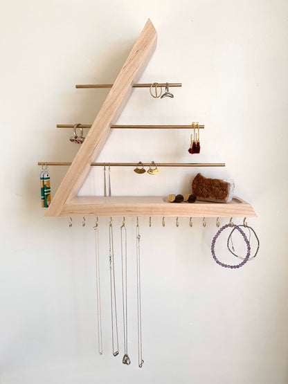 Maple Wood Jewelry Organizer