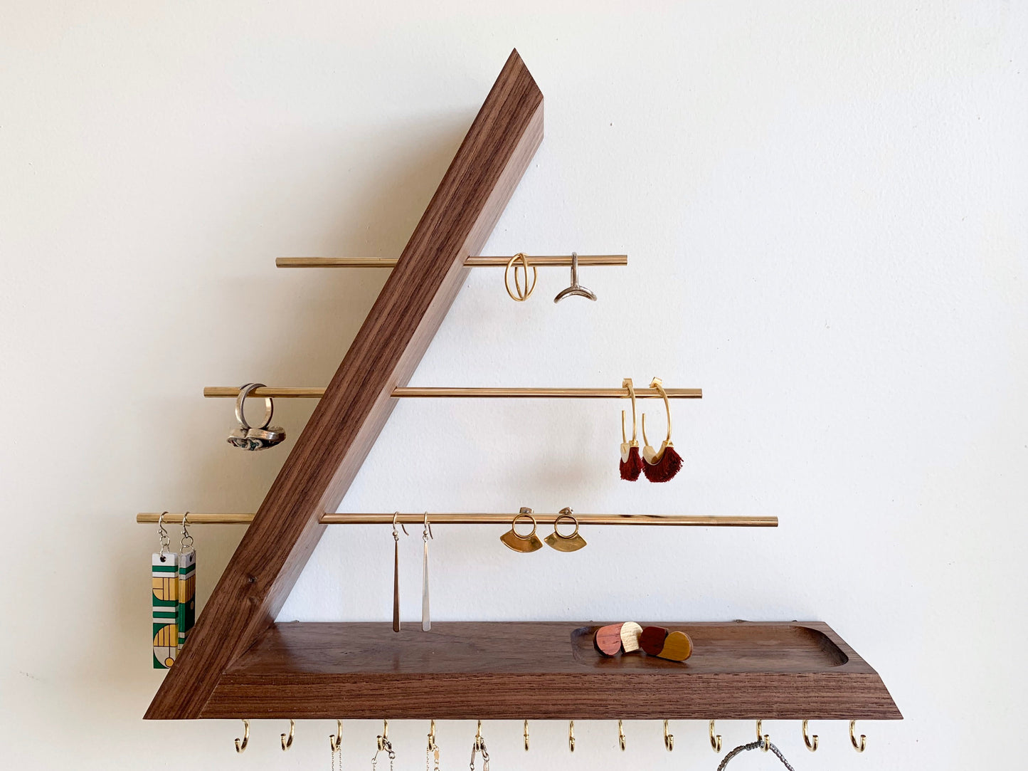 Walnut Jewelry Organizer
