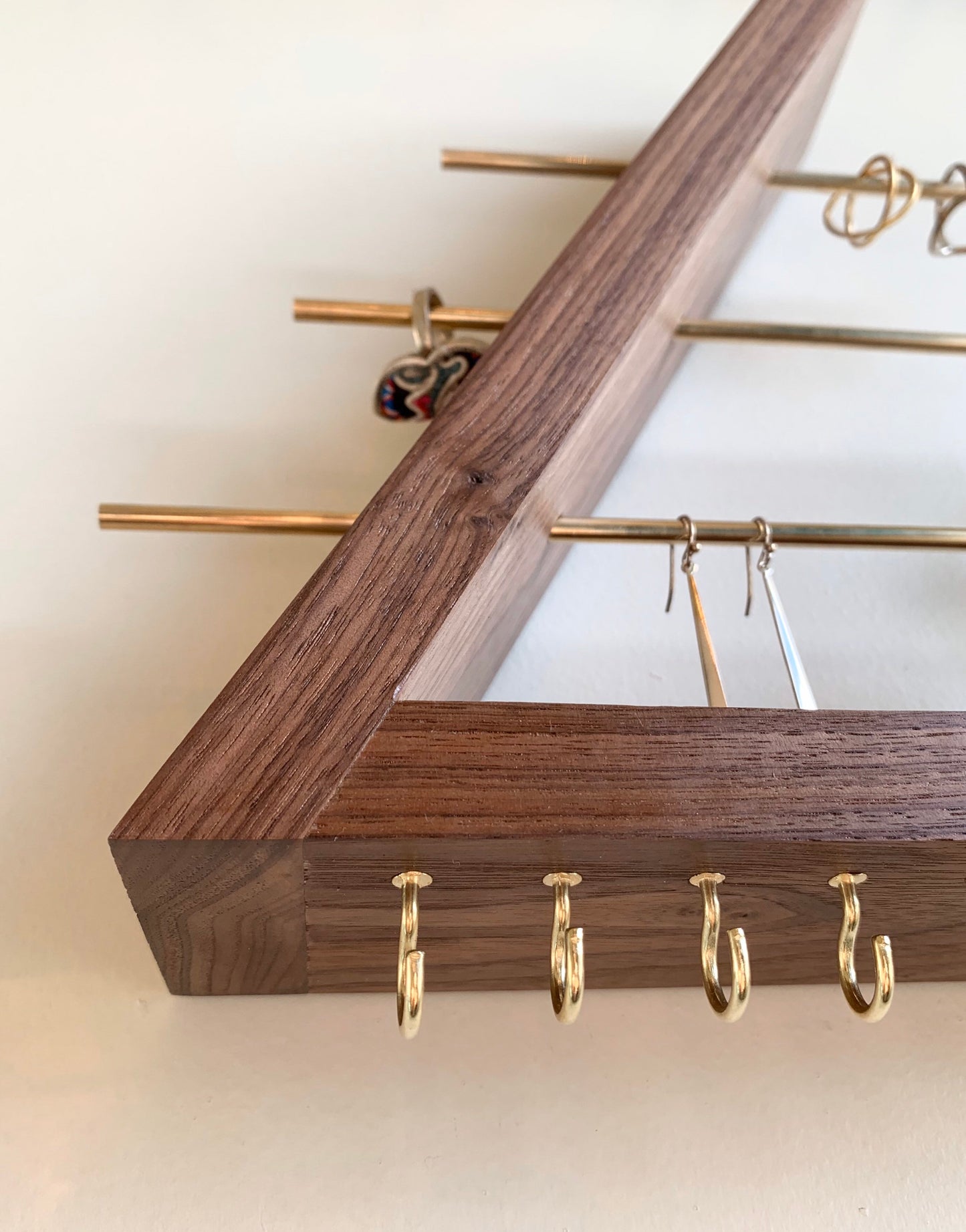 Walnut Jewelry Organizer