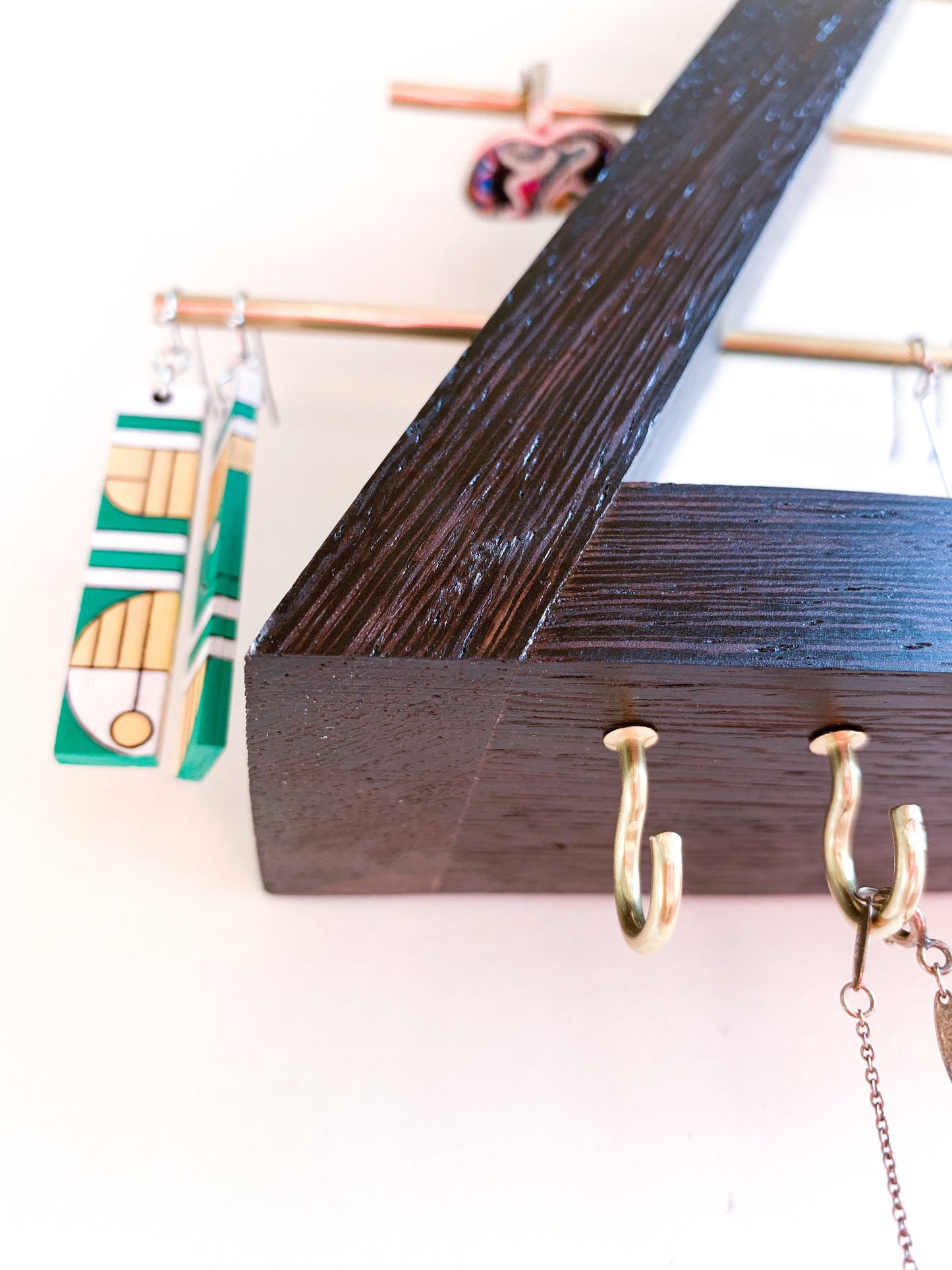 Exotic Wenge Wood Jewelry Organizer