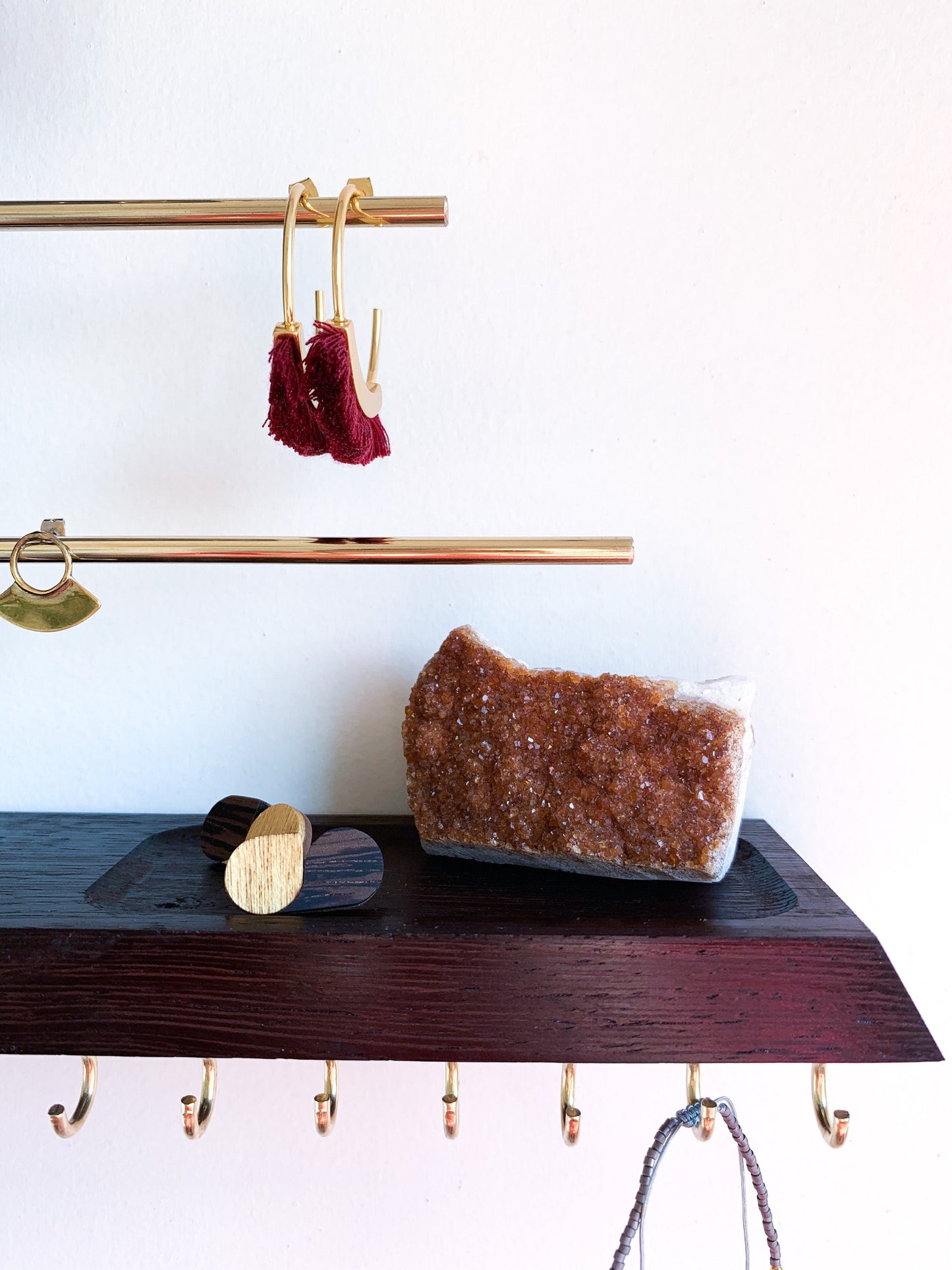 Exotic Wenge Wood Jewelry Organizer