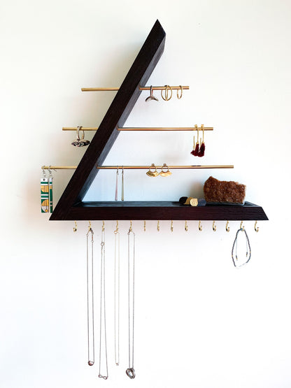 Exotic Wenge Wood Jewelry Organizer