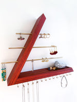 Load image into Gallery viewer, Exotic Padauk Wood Jewelry Organizer
