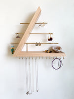 Load image into Gallery viewer, Hickory Wood Jewelry Organizer

