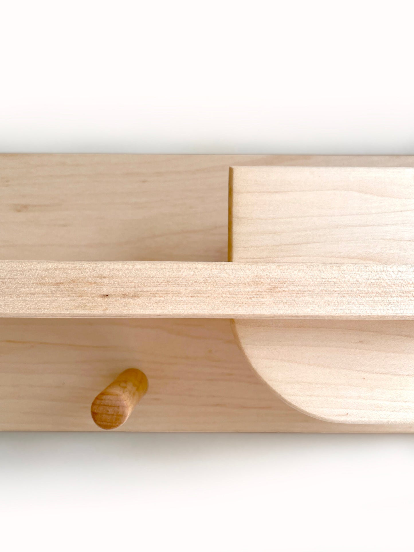 Maple Wood  Entryway Organizer