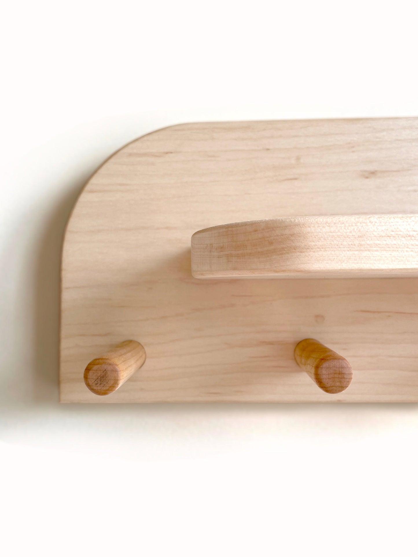 Maple Wood  Entryway Organizer