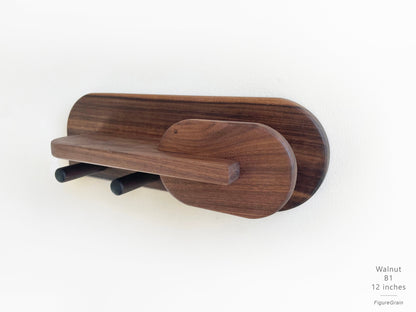 Small Hardwood Entryway Organizer