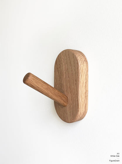 Mid-Century Modern Inspired Hardwood Wall Hooks