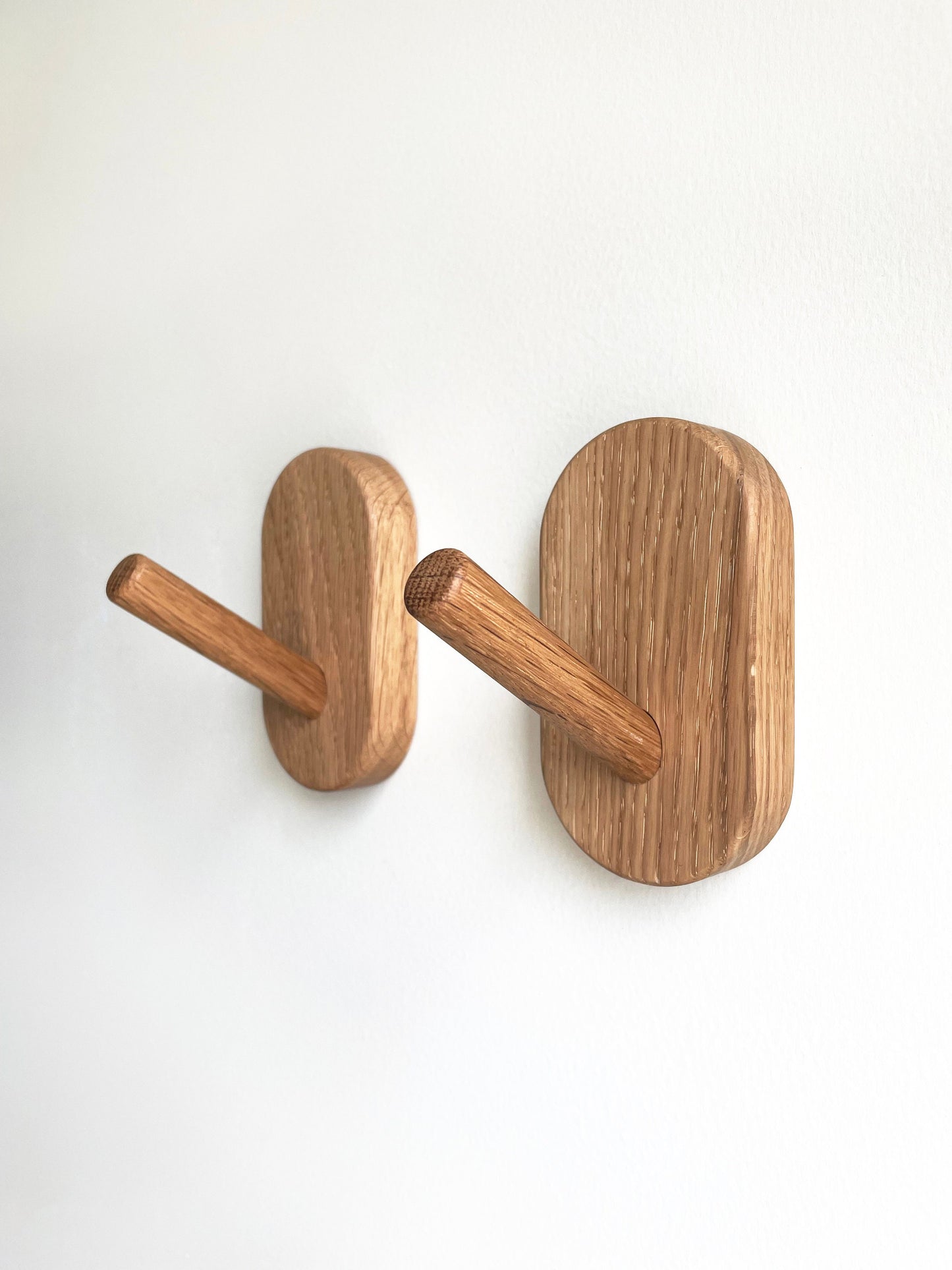 Mid-Century Modern Inspired Hardwood Wall Hooks