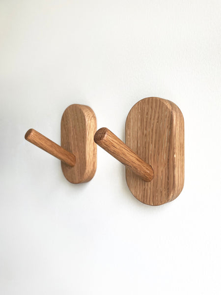 Mid-Century Modern Inspired Hardwood Wall Hooks – FigureGrain