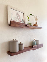 Load image into Gallery viewer, Modern Hardwood Floating Shelf
